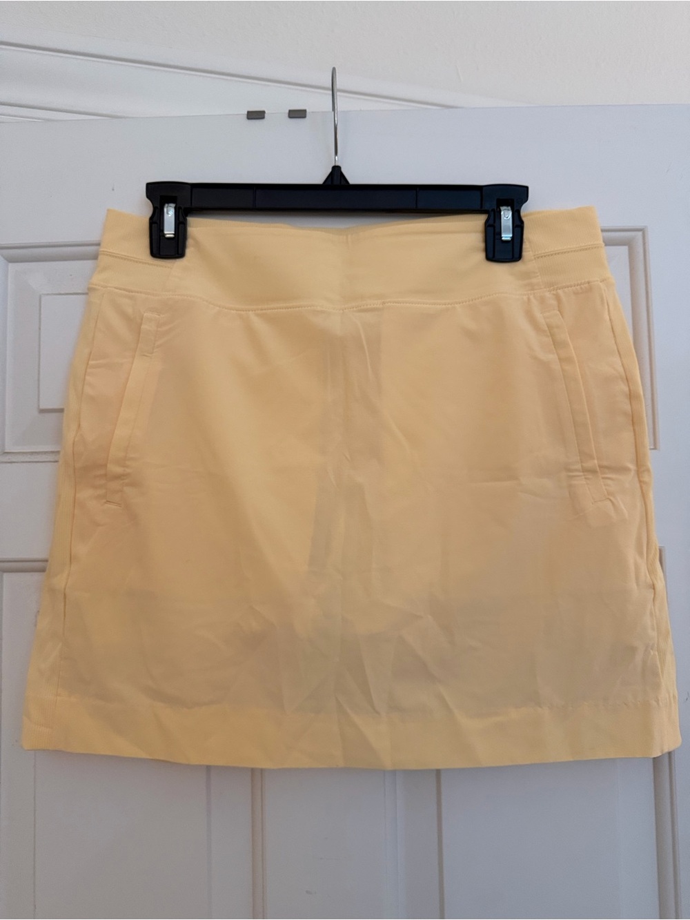 Athleta Light Yellow Brooklyn Skort